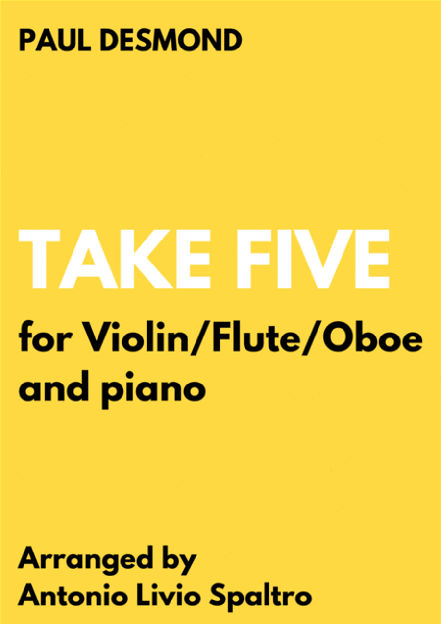 Take Five Violin Solo scores gallery preview page 1