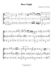Havah Nagilah הבה נגילה Jewish song for string trio two violins and cello