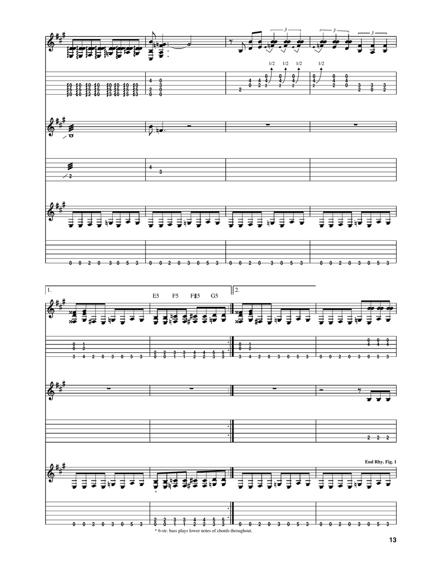 Peter Gunn by Henry Mancini Electric Guitar - Digital Sheet Music page 2