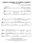 Empty Chairs At Empty Tables (from Les Miserables) mini preview
