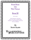 Four Duos for Two Violas Book 3 (Anniversary Fanfare, Love of Kreutzer, Harold in Ret, Ila Rondo)