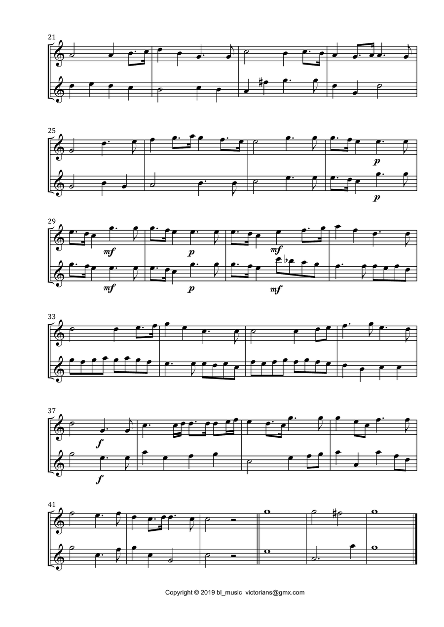 Music For The Royal Fireworks Duo Arrangement SA Music For The Royal Fireworks Duo Arrangement SA SA scores gallery preview page 2