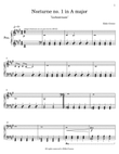 Nocturne no.1 in A Major