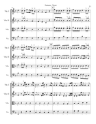 Vivaldi Autumn (Allegro) for String Quartet String Quartet scores gallery preview page 3