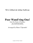 Poor Wand'ring One! from The Pirates of Penzance