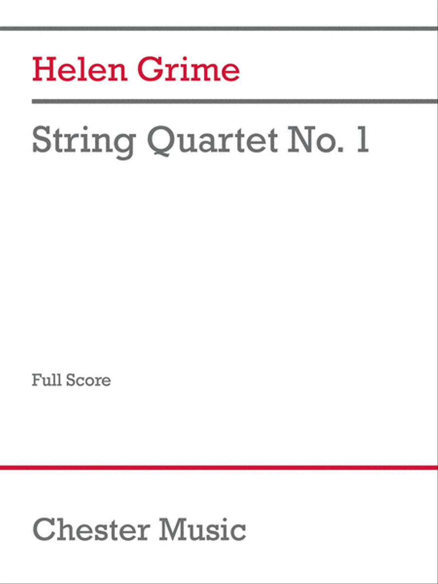 String Quartet No. 1 String Quartet No. 1 String Quartet scores gallery preview page 1