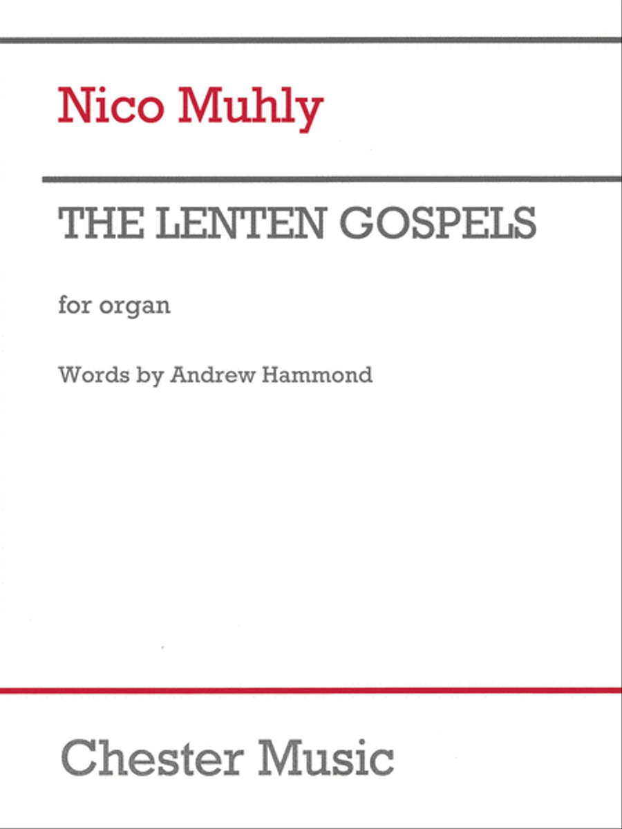 The Lenten Gospels The Lenten Gospels Organ scores gallery preview page 1