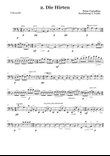 Peter Cornelius Weihnachtslieder - 2. Die Hirten Violoncello
