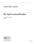 The Mt. Fuji Fanfare
