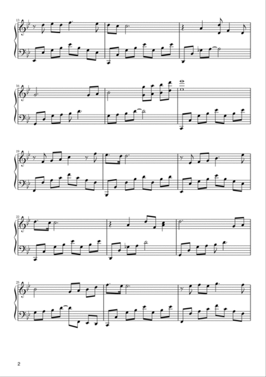 Nostalgy Easy Piano scores gallery preview page 2