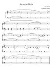Joy to the World (easy piano)