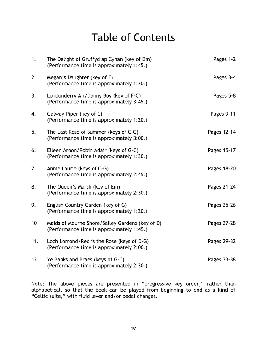 The Celtic Solo-Duo Book Harp scores gallery preview page 6