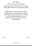 There came a voice from heaven: a setting of a prayer by Eric Milner-White