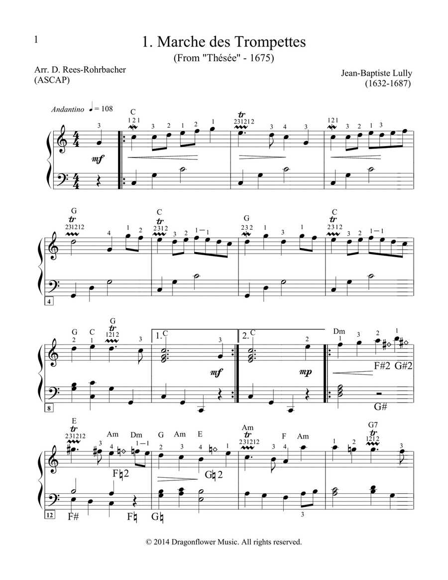 A Little Lully Harp scores gallery preview page 6