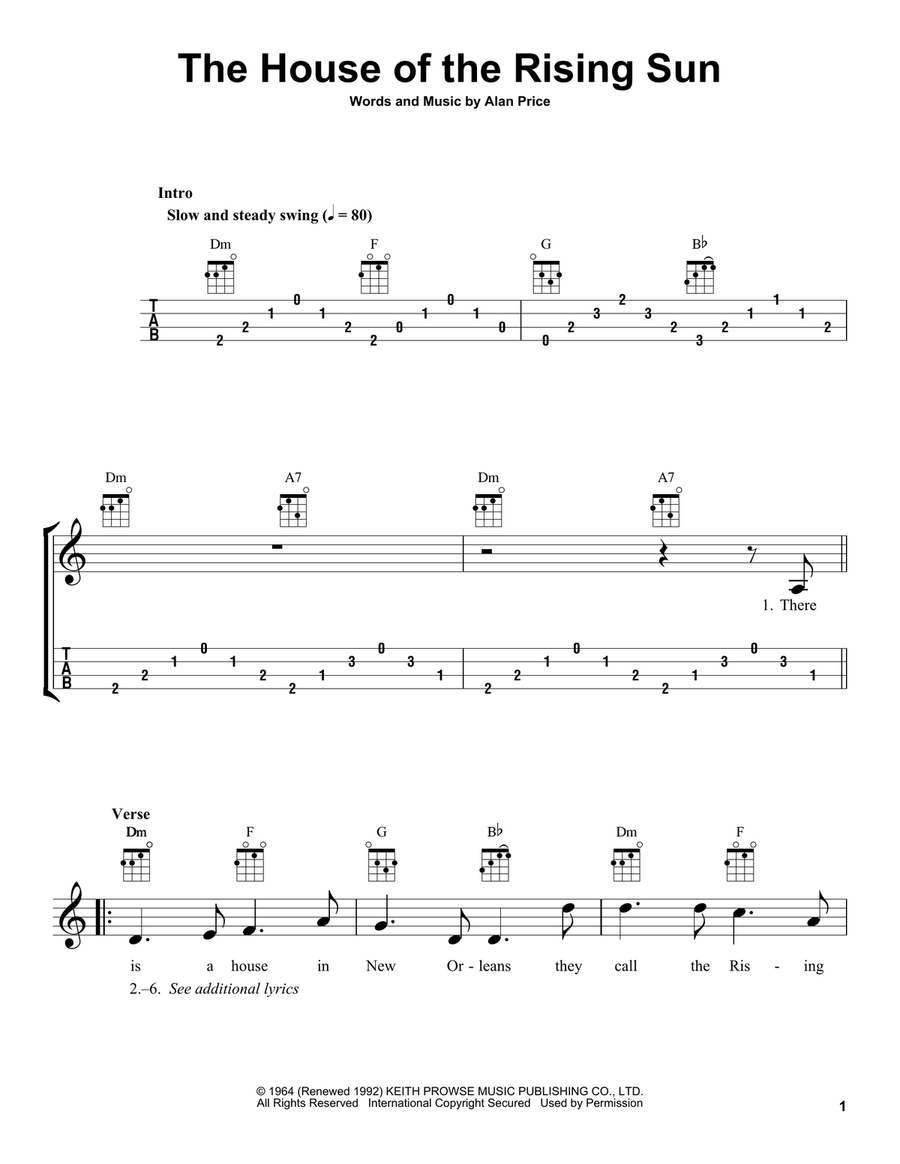 Ukulele Song Collection, Volume 2: Rock/Pop Ukulele scores gallery preview page 4