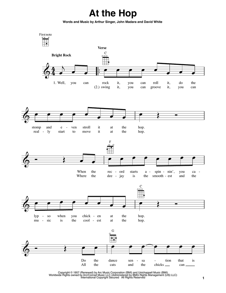 Ukulele Song Collection, Volume 10: Early Pop Ukulele scores gallery preview page 4