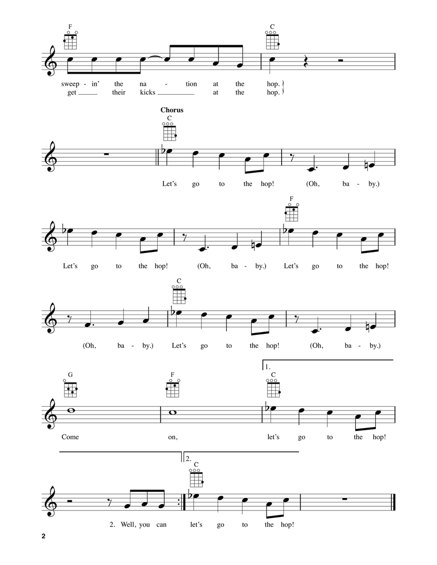 Ukulele Song Collection, Volume 10: Early Pop Ukulele scores gallery preview page 5
