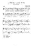 Un Mir Zaynen Ale Brider (SATB)