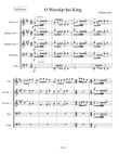 O Worship the King Brass Quintet