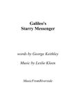 Galileo's Starry Messenger for Solo, Chorus, Speakers, and Instrumental Ensemble - Score Only