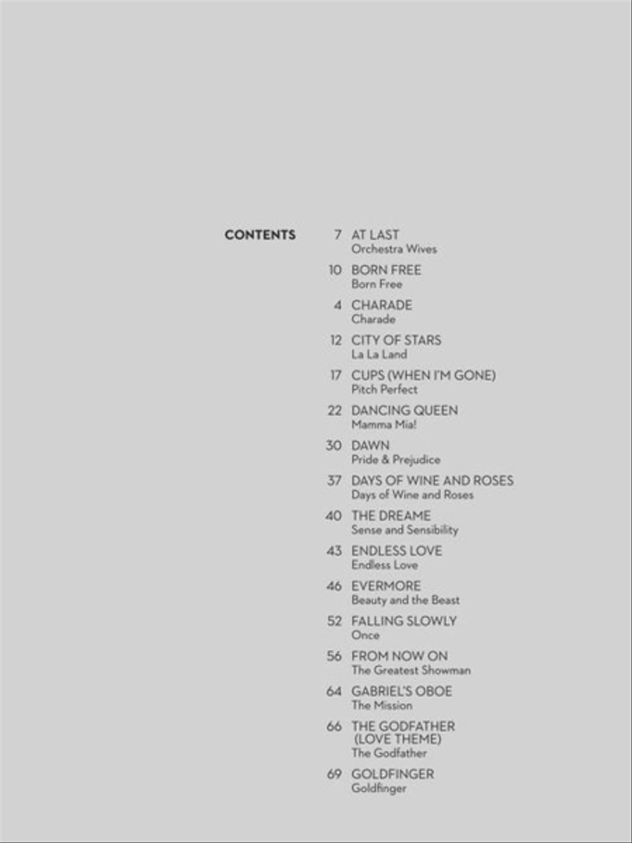 Simple Movie Songs Simple Movie Songs Easy Piano scores gallery preview page 3