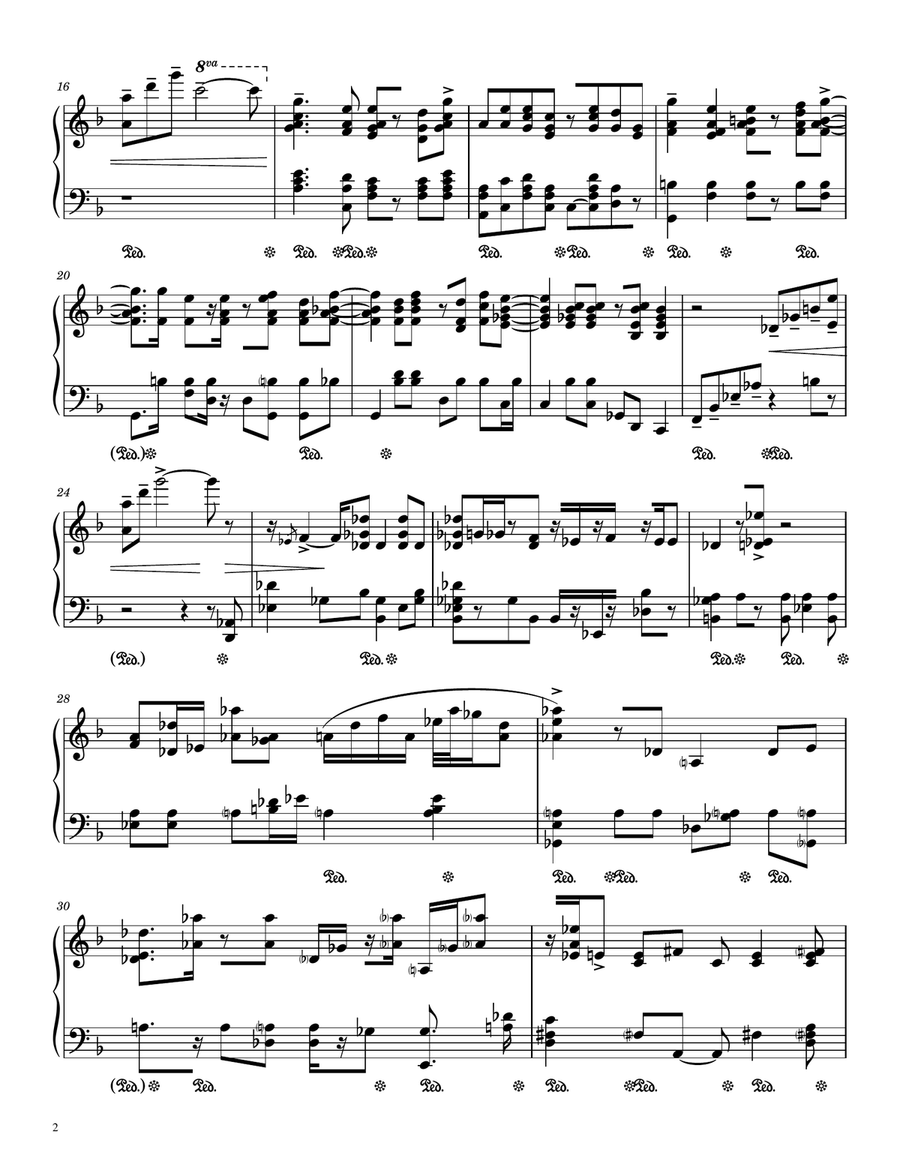 The Girl From Ipanema (Garota De Ipanema) Piano Solo scores gallery preview page 2