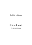 Little Lamb (Soprano and Piano)