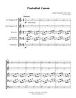 Pachelbel Canon - Johann Pachelbel (1653-1706) arr. Jon Clark