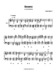 Onisoniris for solo Piano