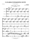 Canadian Folksong Suite for Trombone Quartet