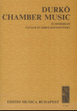 Chamber Music in Memoriam Natalie und Serge Kous