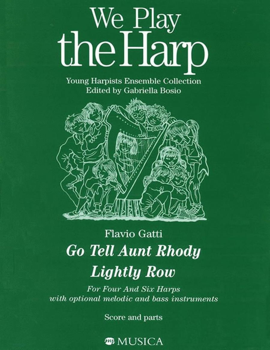Go Tell Aunth Rhody - Lightly Row Harp scores gallery preview page 1