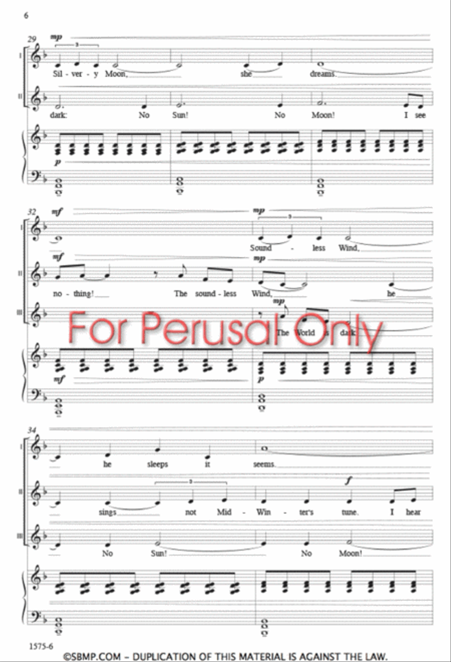 Daybreak - SA Octavo Daybreak - SA Octavo SA scores gallery preview page 5