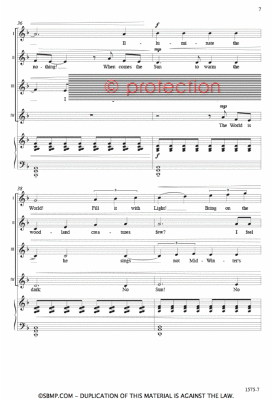 Daybreak - SA Octavo Daybreak - SA Octavo SA scores gallery preview page 6