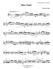 Blues Etude (solo violin)