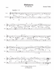 Habanera (violin-bass)