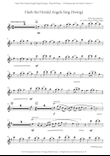 Hark The Herald Angels Sing (Swing); A funky 5/4 arrangement (with flute solo notated) for flute (in
