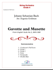 Gavotte and Musette form J.S. Bach's English Suite No.3 in G minor