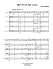 How Sweet the Sound (string orchestra)