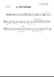 Peter Cornelius Weihnachtslieder - 3. Die Könige - Kontrabass