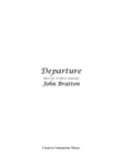 Departure and Initiation