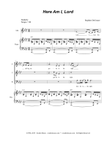 Here Am I, Lord (SATB) mini preview