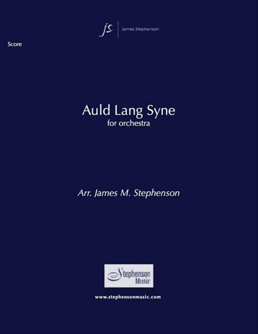 Auld Lang Syne Auld Lang Syne Full Orchestra scores gallery preview page 1