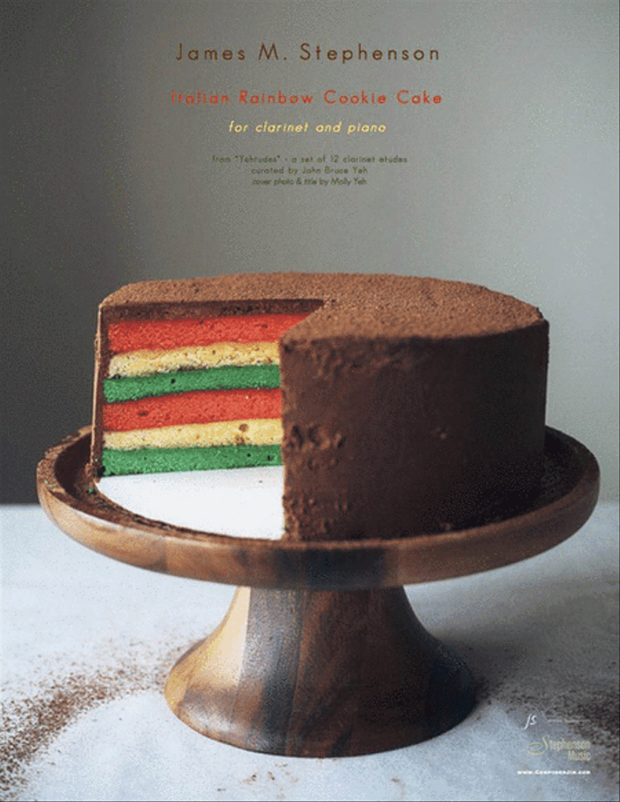 Italian Rainbow Cookie Cake Clarinet Solo scores gallery preview page 1
