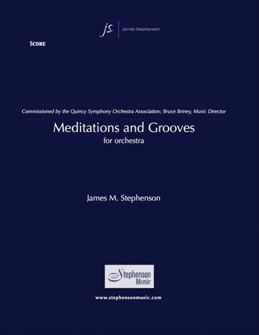 Meditations And Grooves Meditations And Grooves Full Orchestra scores gallery preview page 1