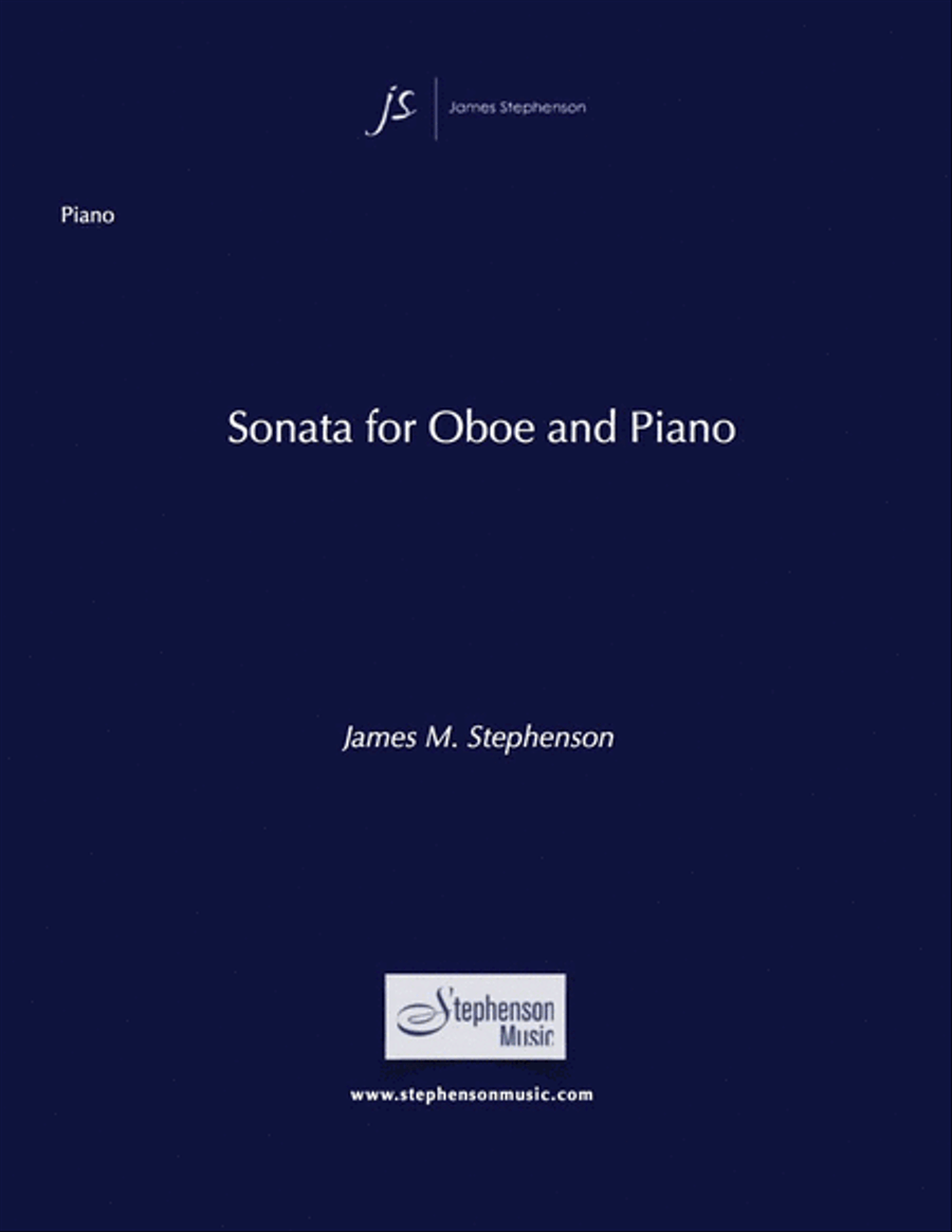 Sonata for Oboe and Piano Piano Accompaniment scores gallery preview page 1