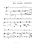 Fairest Lord Jesus (Advanced Piano & Violin)