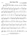 Don't Know Why (arr. Paris Rutherford) - Guitar