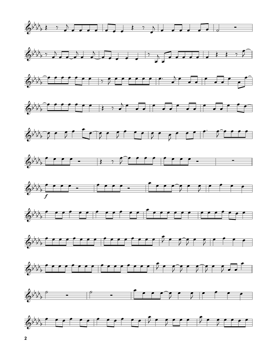 Wait For It (from Hamilton) Violin Solo scores gallery preview page 2