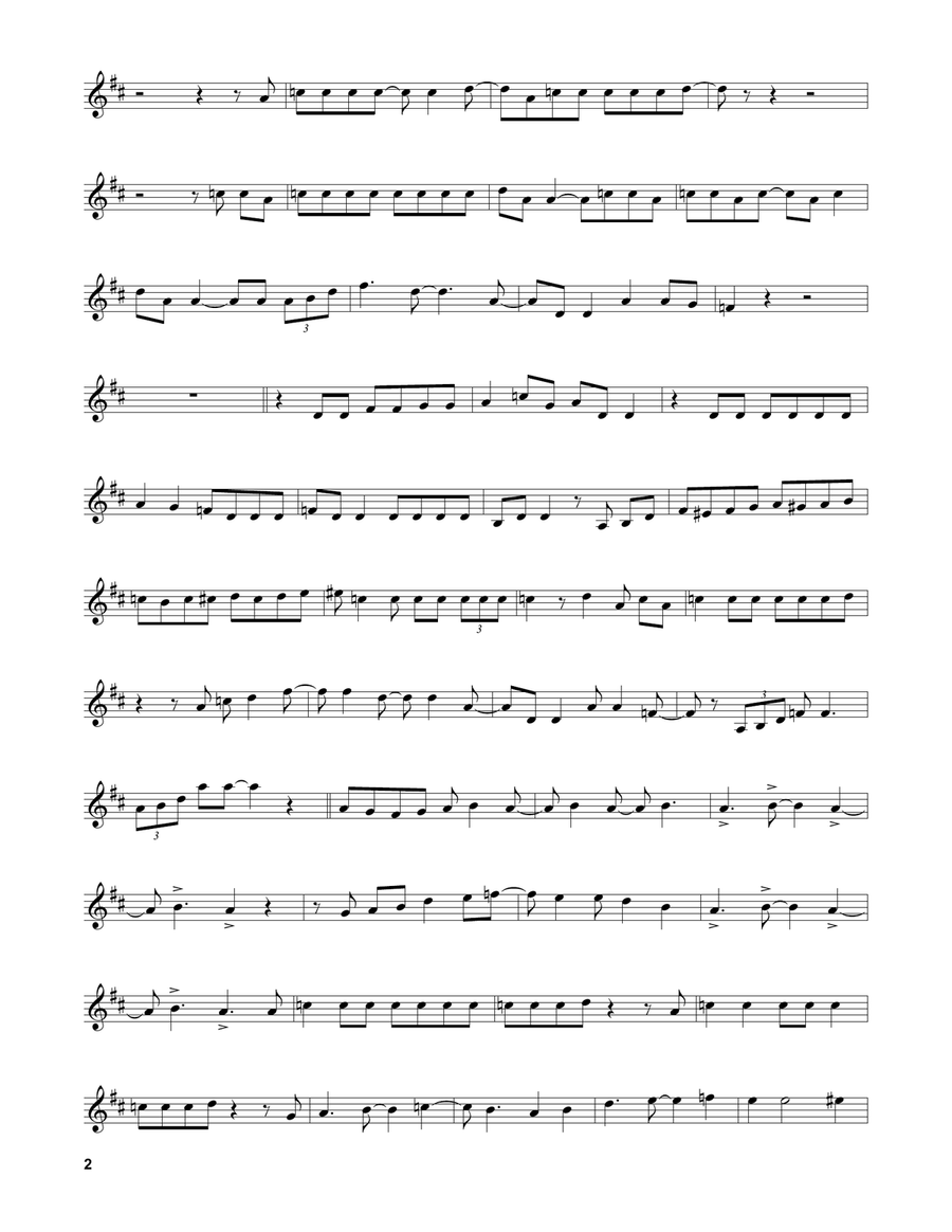 What'd I Miss (from Hamilton) Violin Solo scores gallery preview page 2
